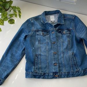 Nautica Classic Trucker Jean Jacket with Pockets